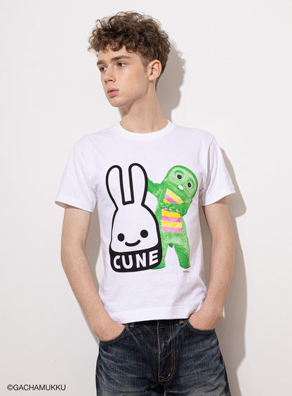 30th ANNIV T-SHIRTS ガチャピンとCUNEウサギ