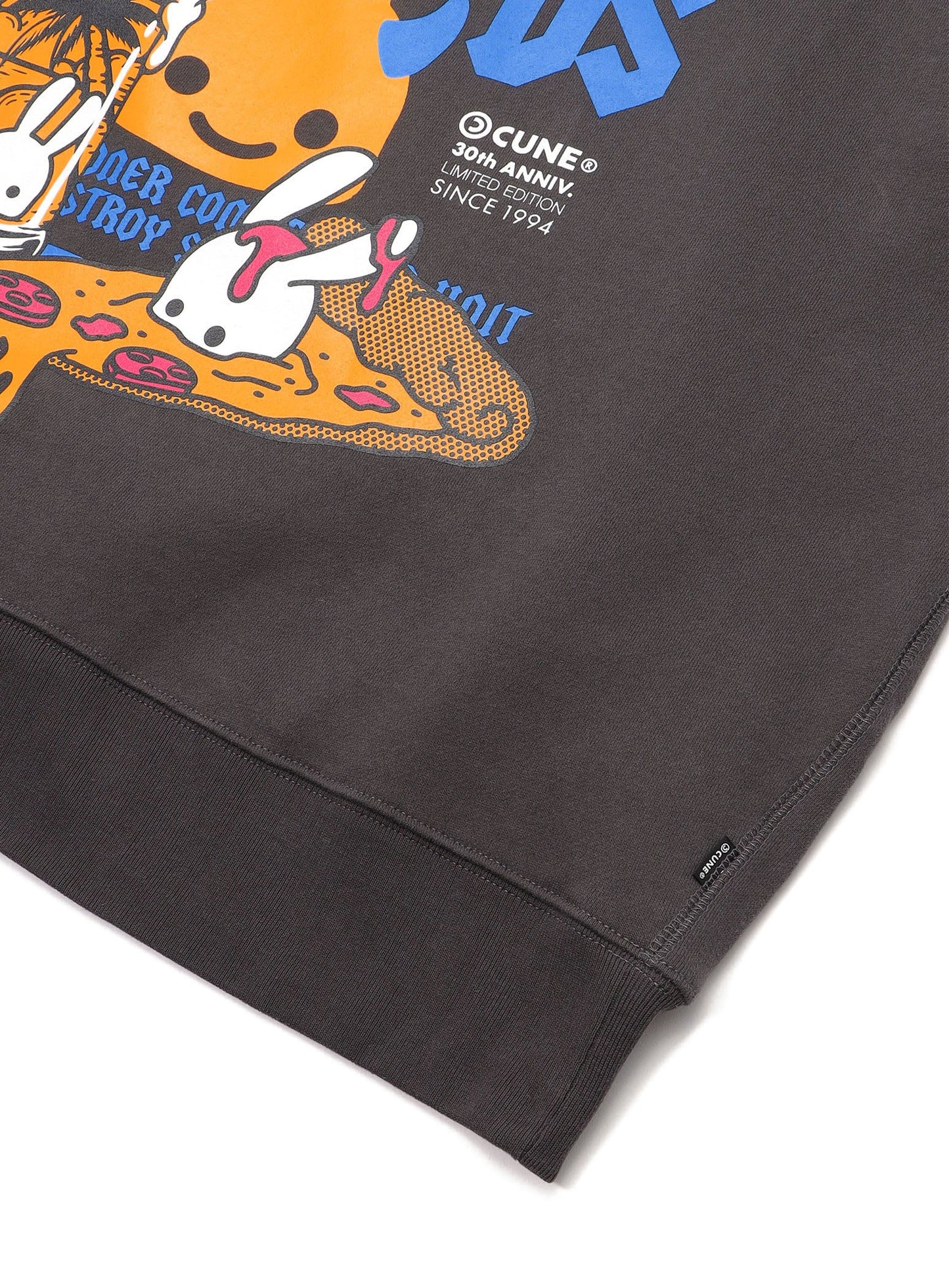 30th ANNIV ヘヴィウェイトビッグクルーネックスウェット ビールremix
