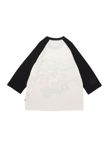 ラグランTシャツ 荷札シール