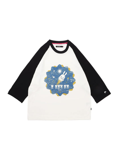 ラグランTシャツ 宇宙