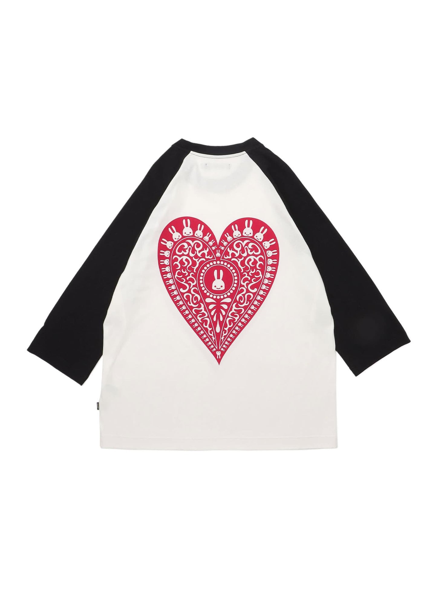 ラグランTシャツ ハート
