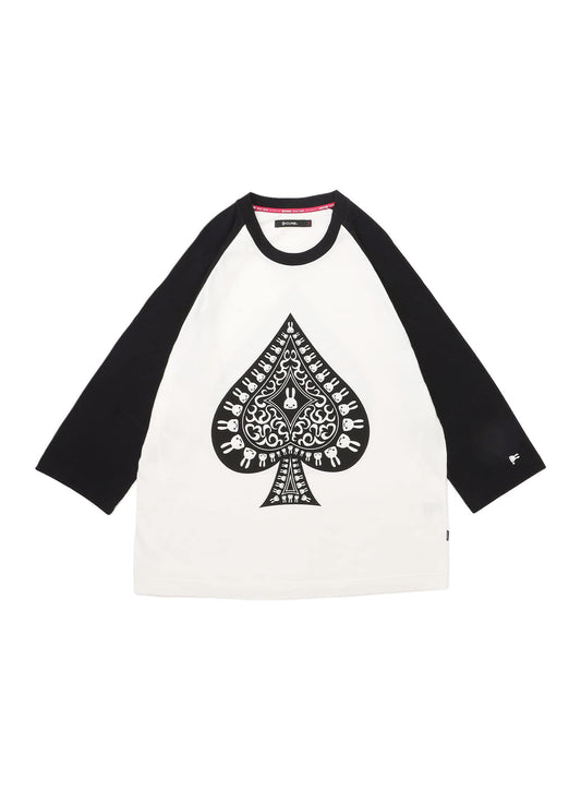 ラグランTシャツ スペード