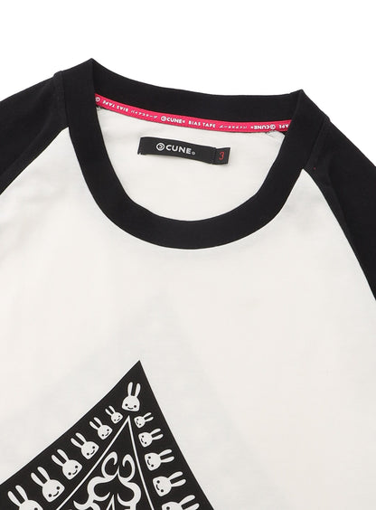 ラグランTシャツ スペード