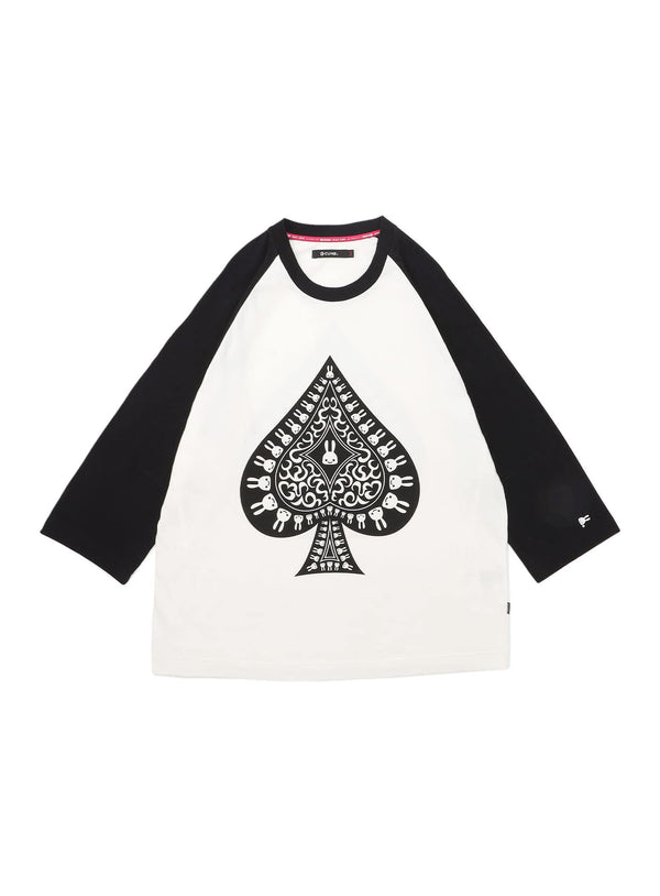 ラグランTシャツ スペード