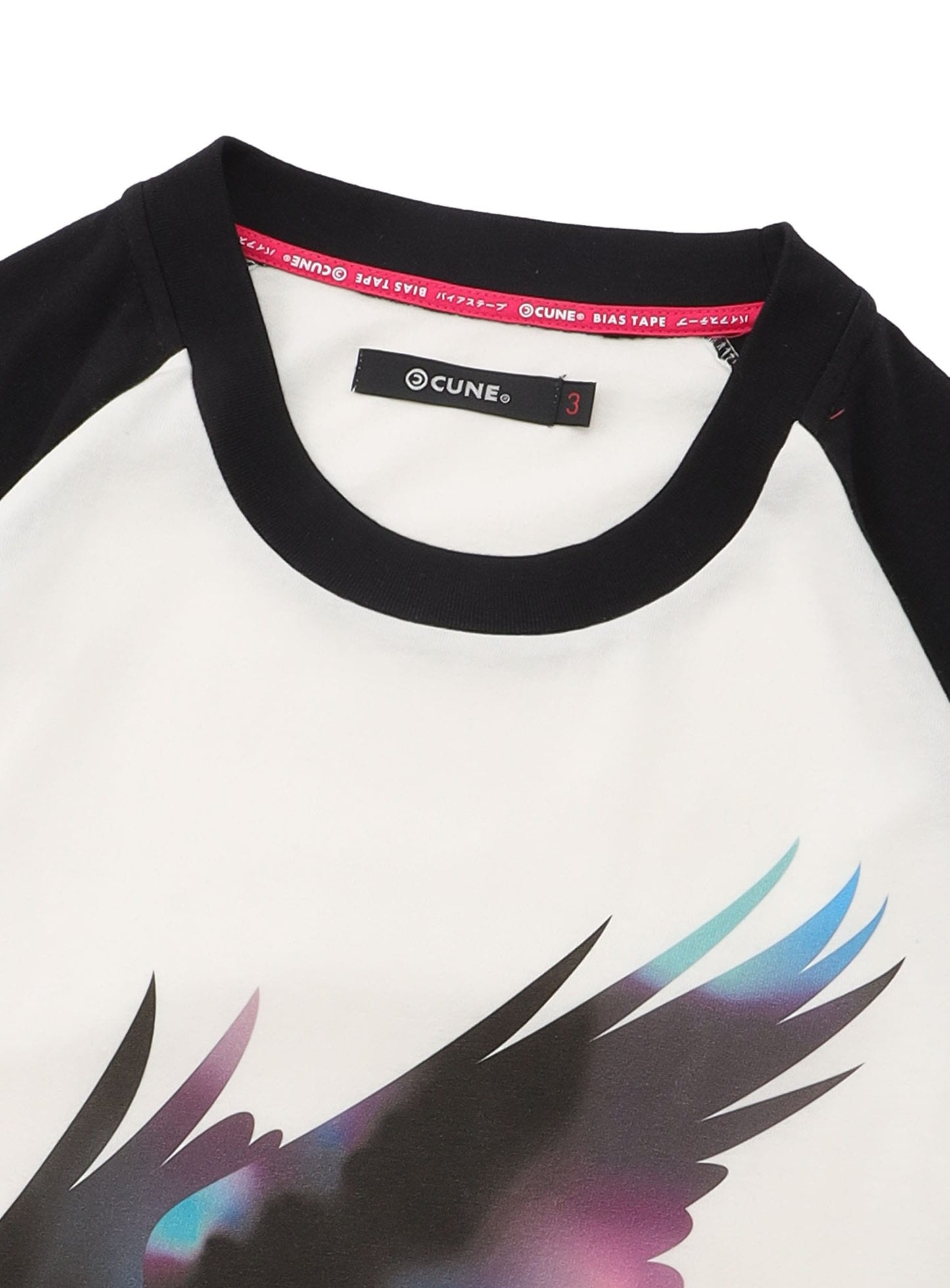 ラグランTシャツ カラス