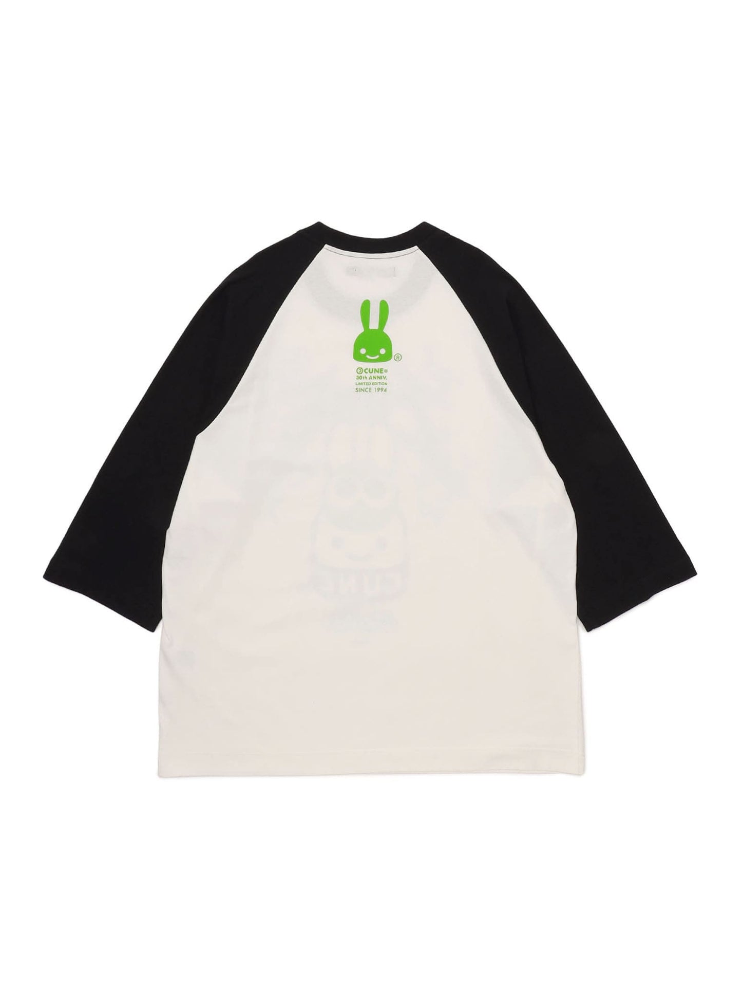 30th ANNIV ラグランTシャツ みどりぷよ 稲妻
