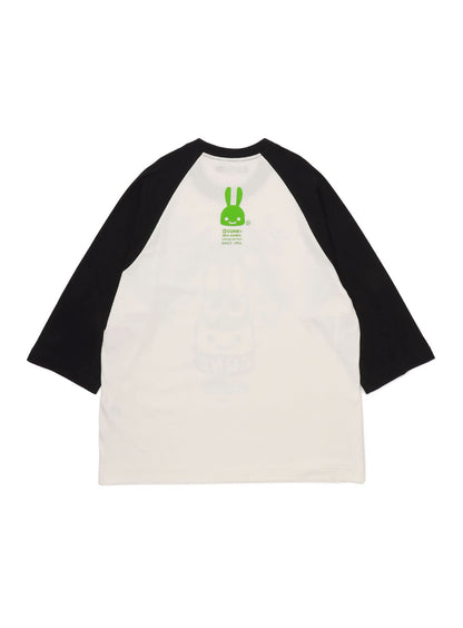 30th ANNIV ラグランTシャツ みどりぷよ 稲妻