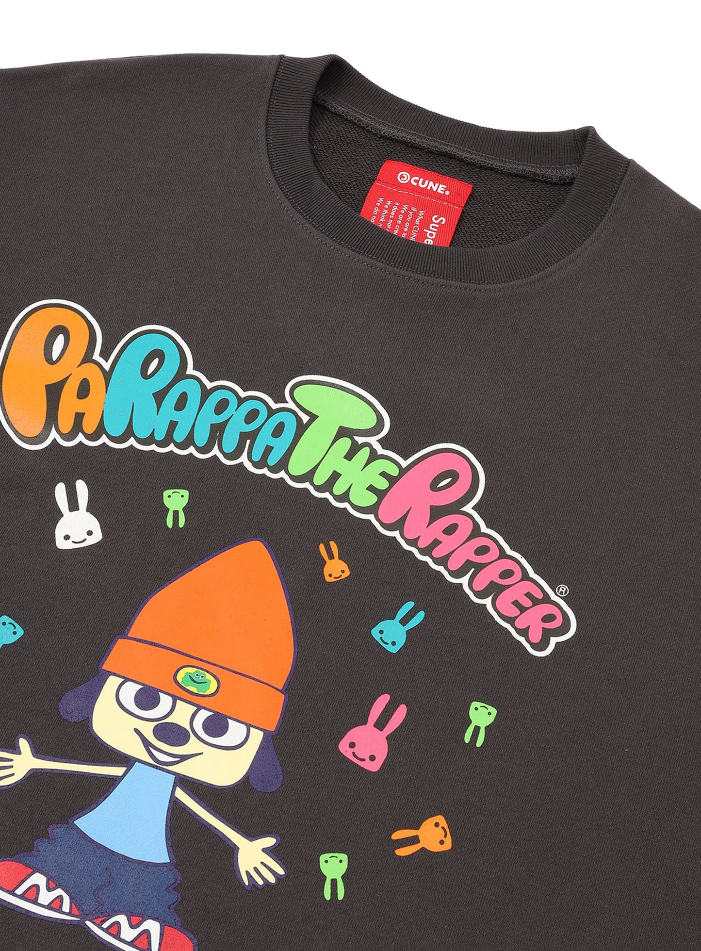 30th ANNIV ヘヴィウェイトビッグクルーネックスウェット パラッパとうさちゃん