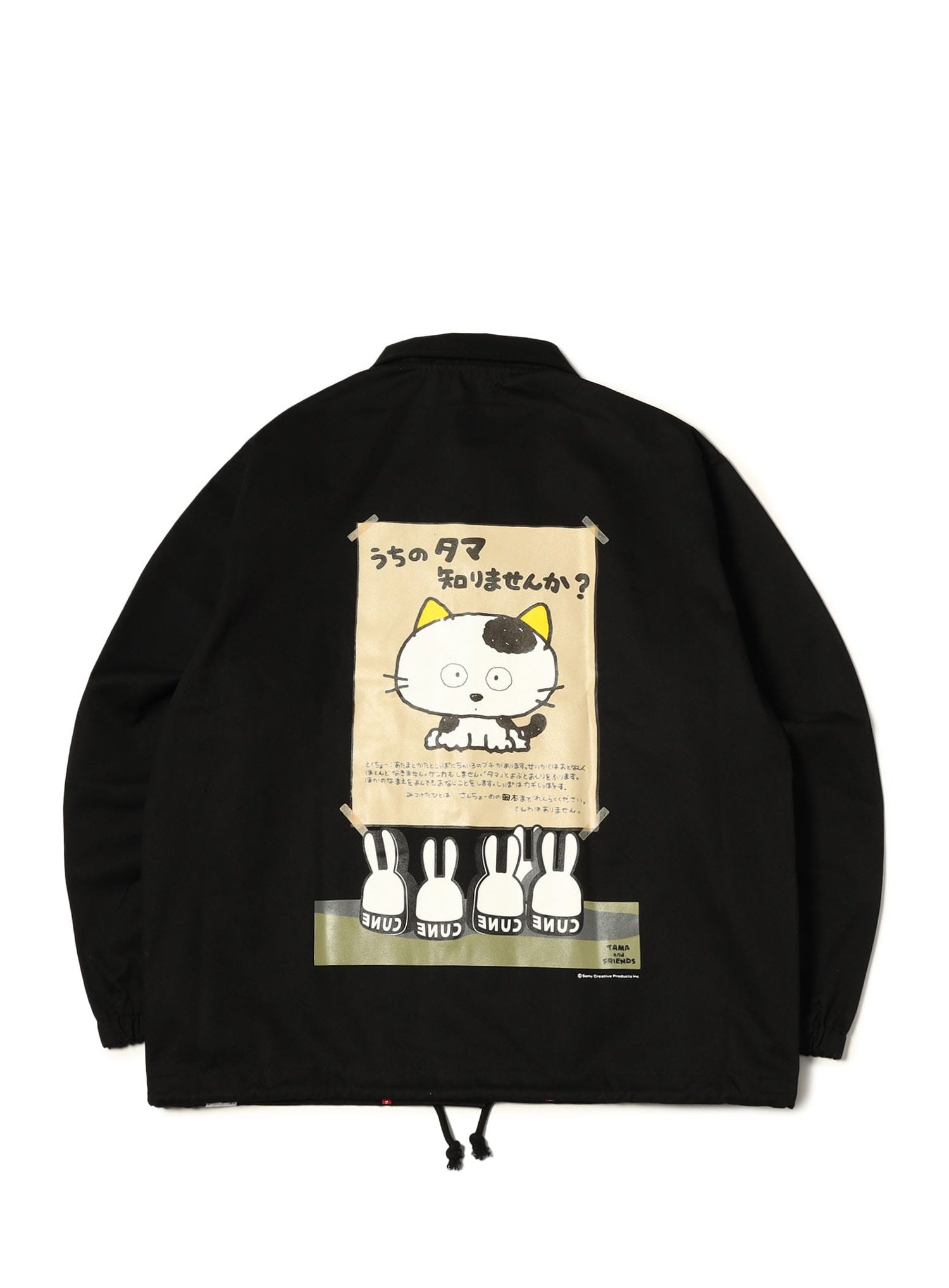 30th ANNIV ツイルコーチジャケット タマ＆フレンズのタマ