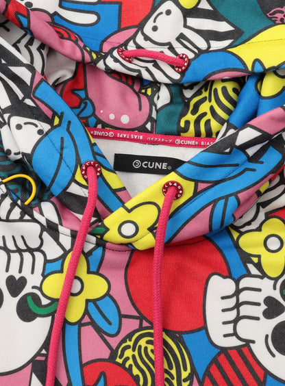 フラワードクロ パーカー