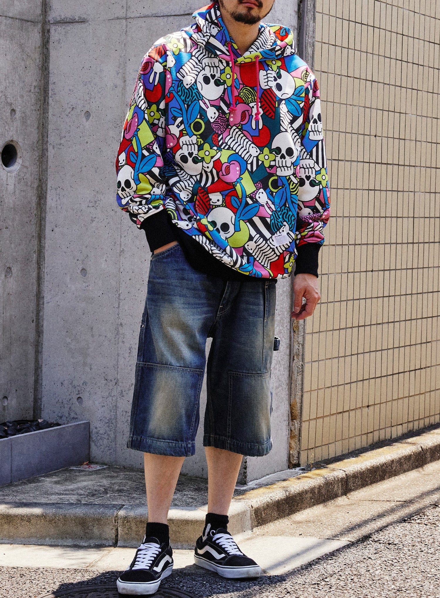 フラワードクロ パーカー