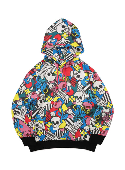 フラワードクロ パーカー