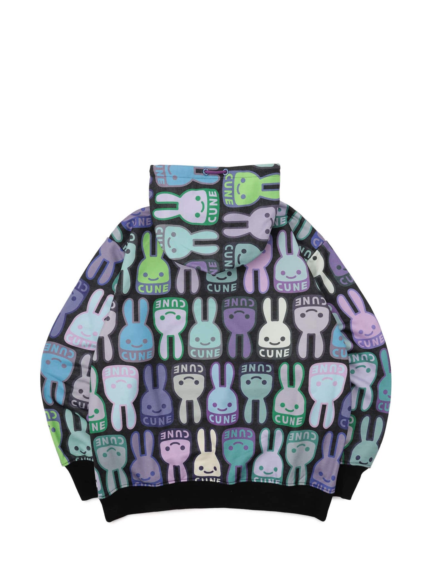CUNEウサギ総柄パーカー