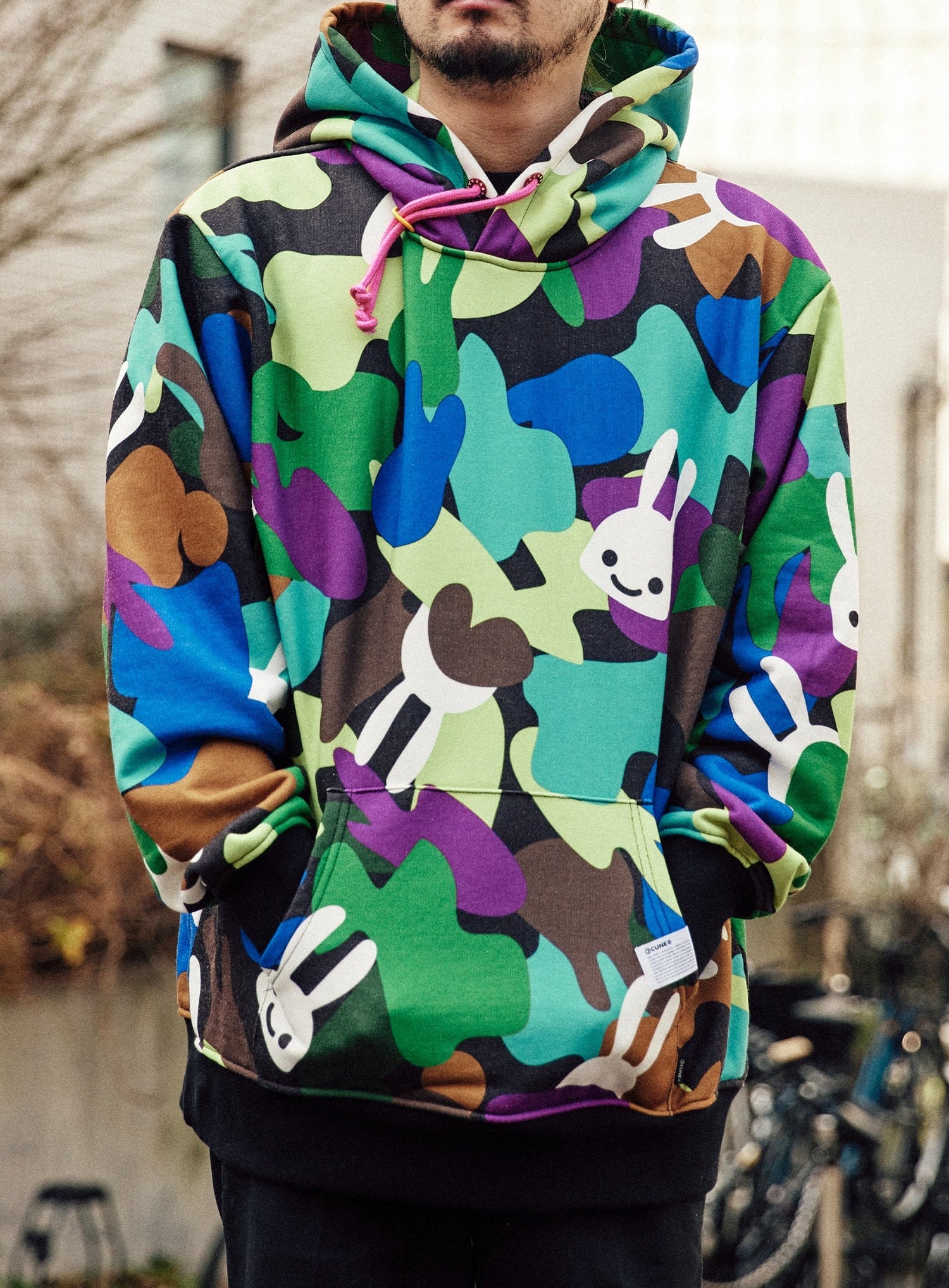 CUNE CAMO パーカー