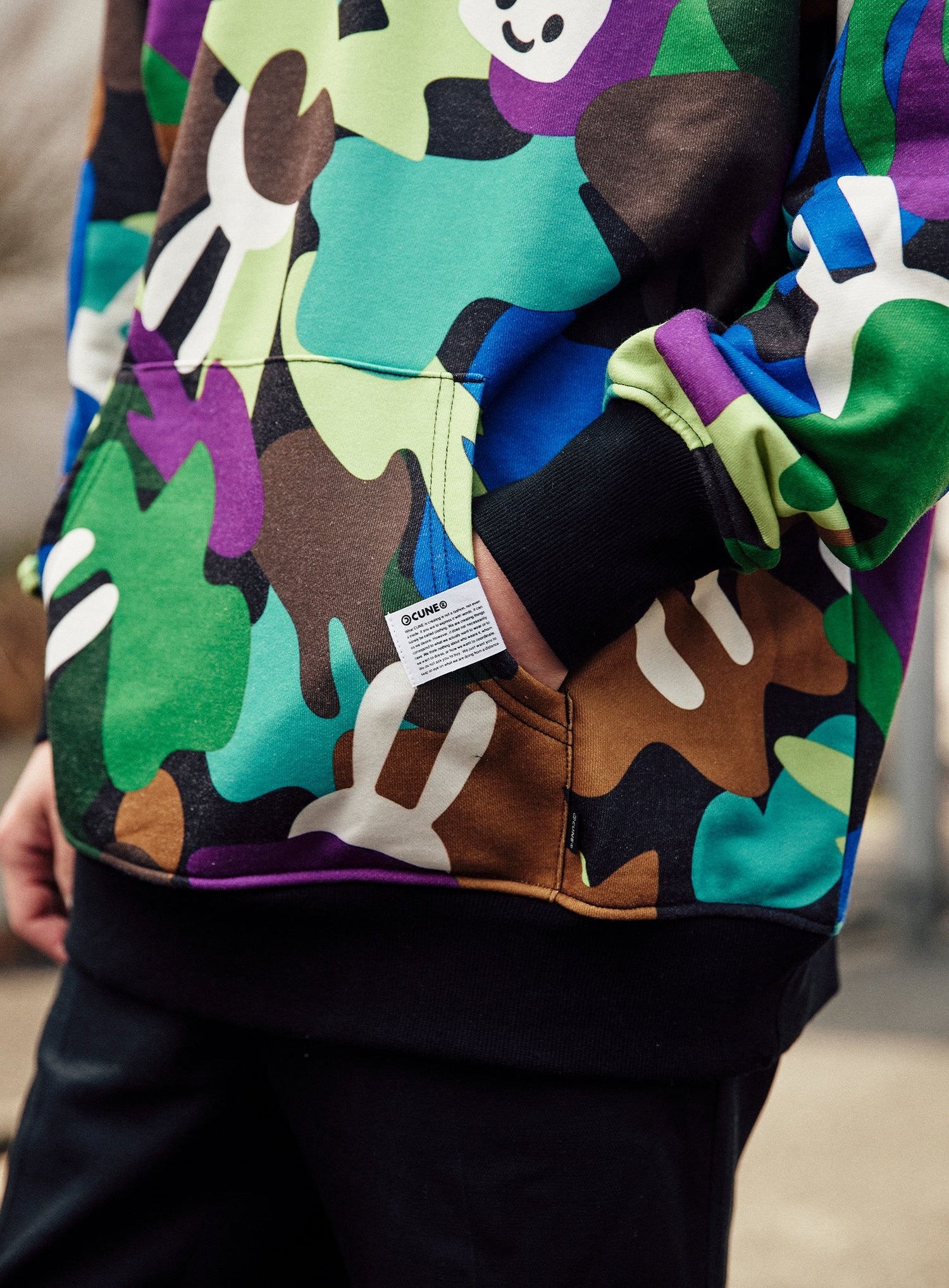 CUNE CAMO パーカー