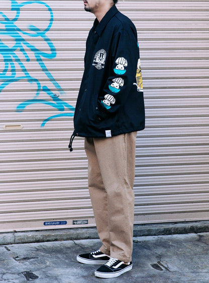 30th ANNIV ツイルコーチジャケット ビールremix