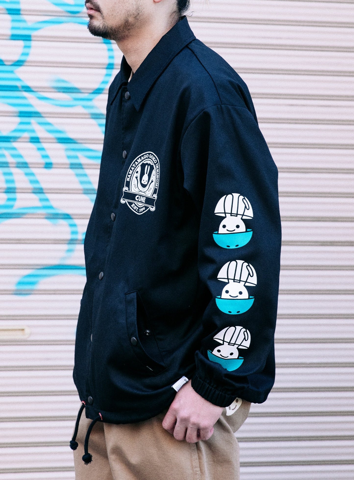 30th ANNIV ツイルコーチジャケット ビールremix