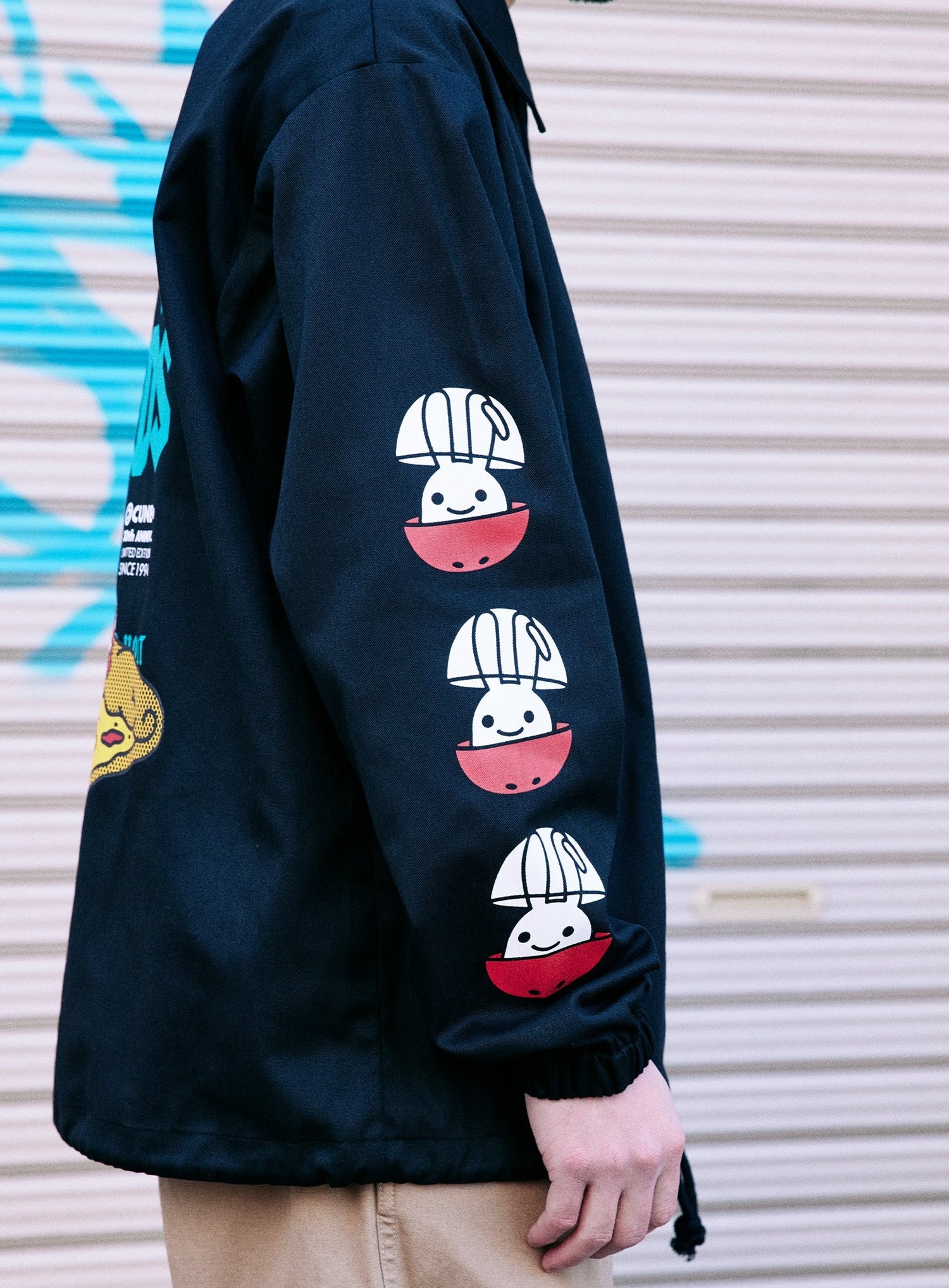 30th ANNIV ツイルコーチジャケット ビールremix