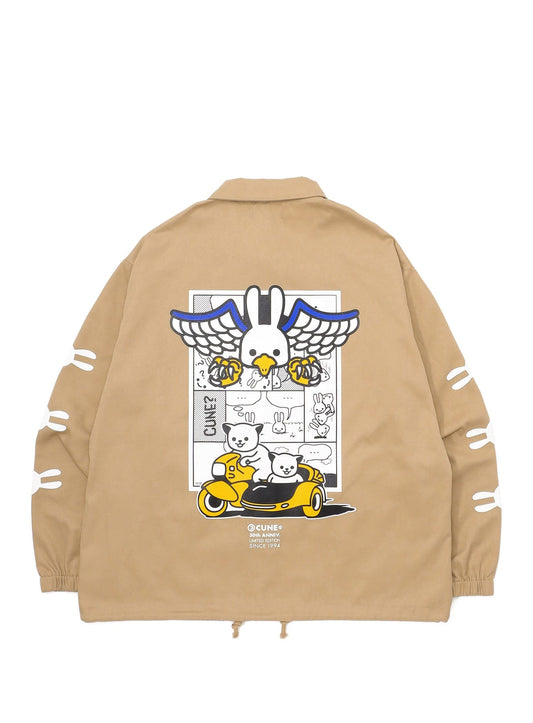 30th ANNIV ツイルコーチジャケット コミックremix