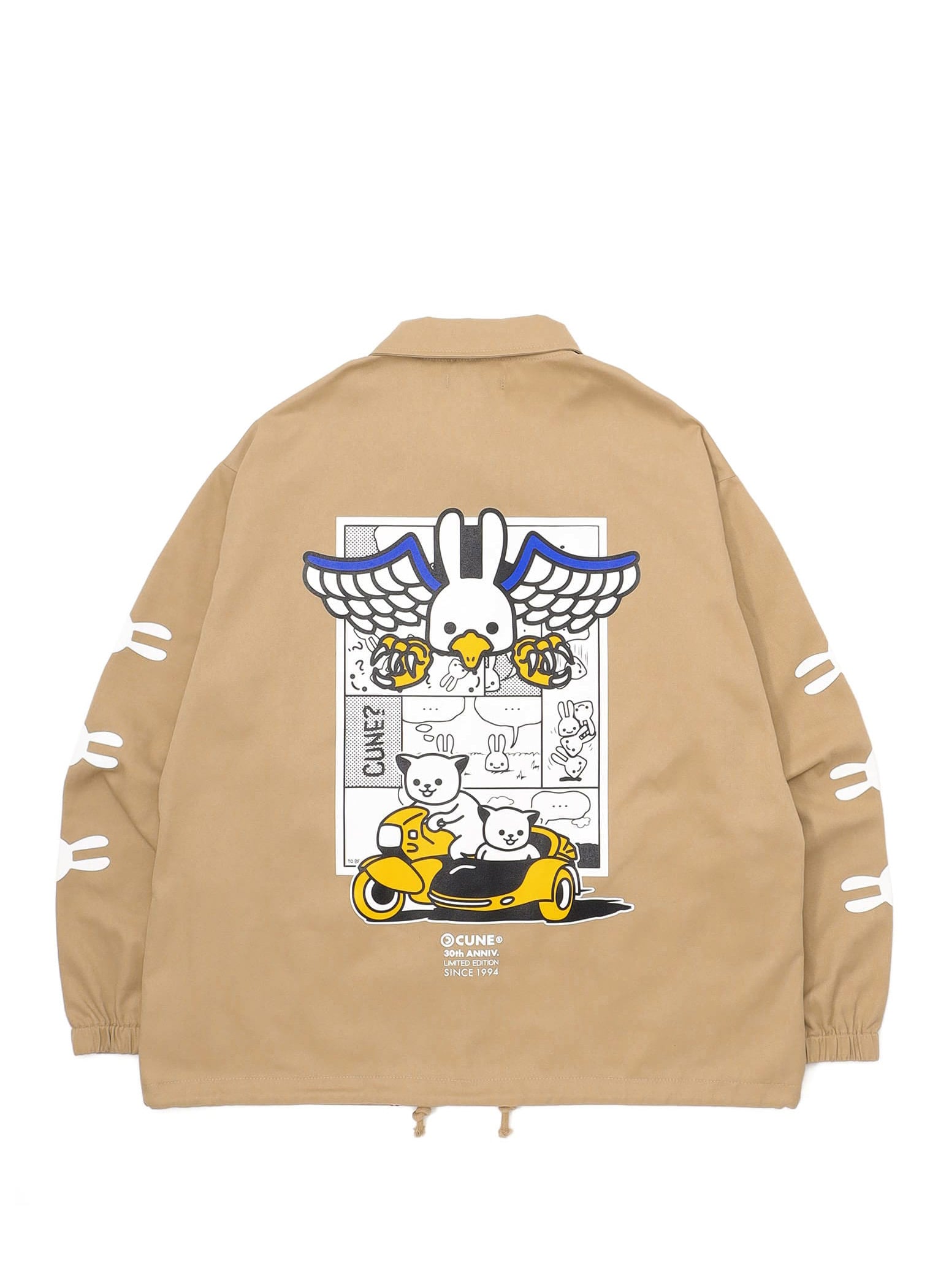 m*o様 cune 30th ANNIV ツイルコーチジャケット コミック re 30th ANNIV ツイルコーチジャケット コミックremix – CUNE