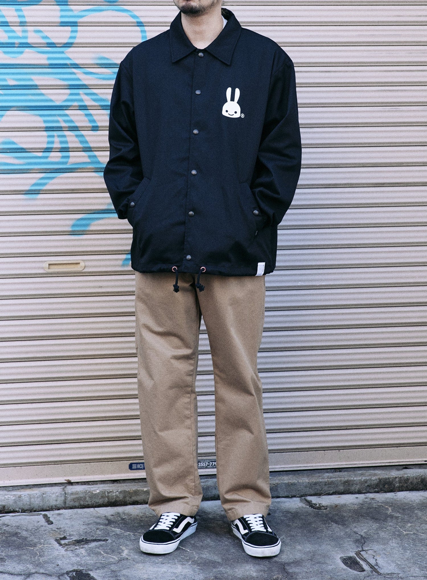 30th ANNIV ツイルコーチジャケット 野原ひろし