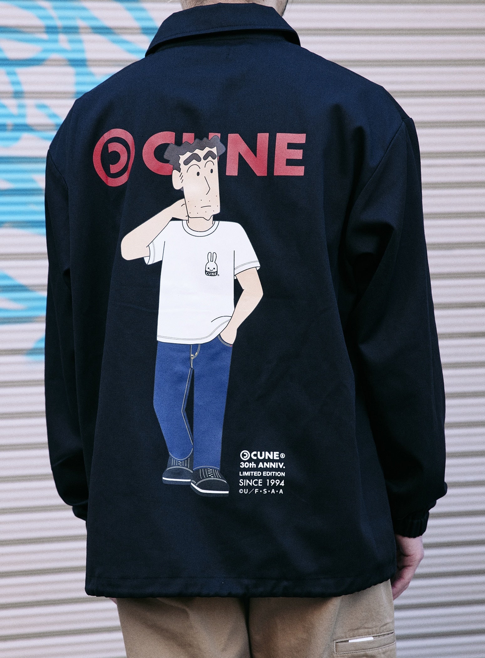 30th ANNIV ツイルコーチジャケット 野原ひろし – CUNE