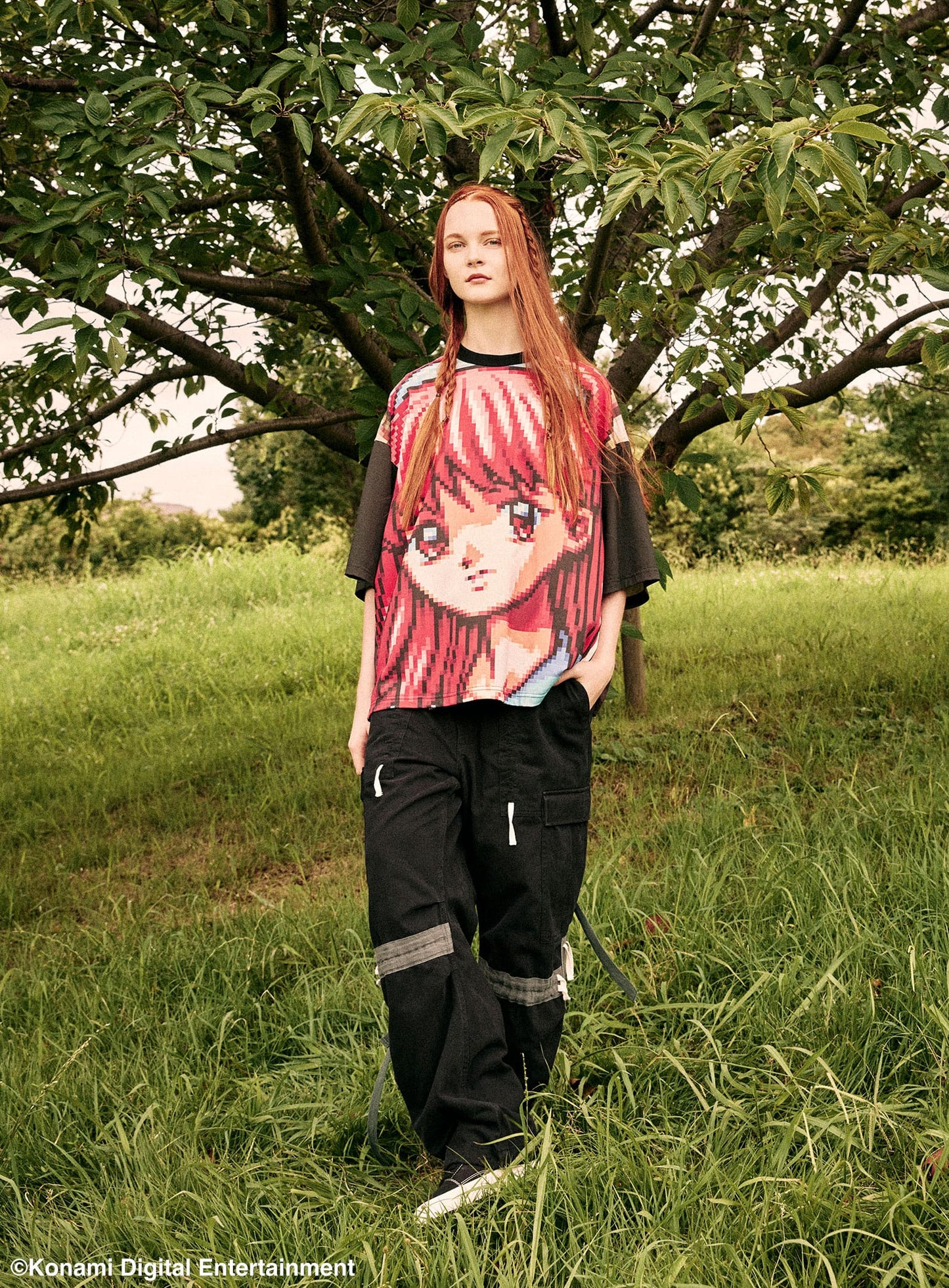 30th ANNIV ときめきメモリアル 藤崎詩織 ビッグTシャツ