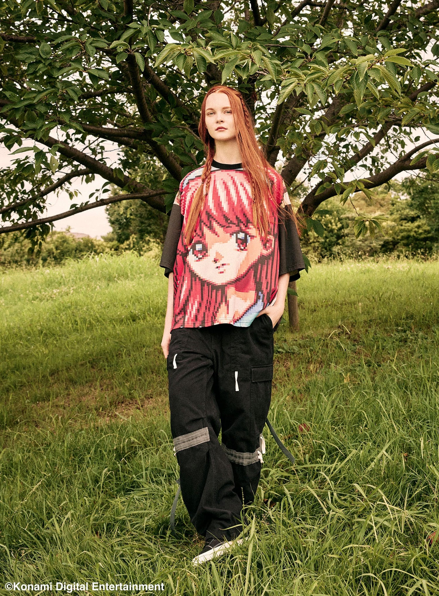 30th ANNIV ときめきメモリアル 藤崎詩織 ビッグTシャツ