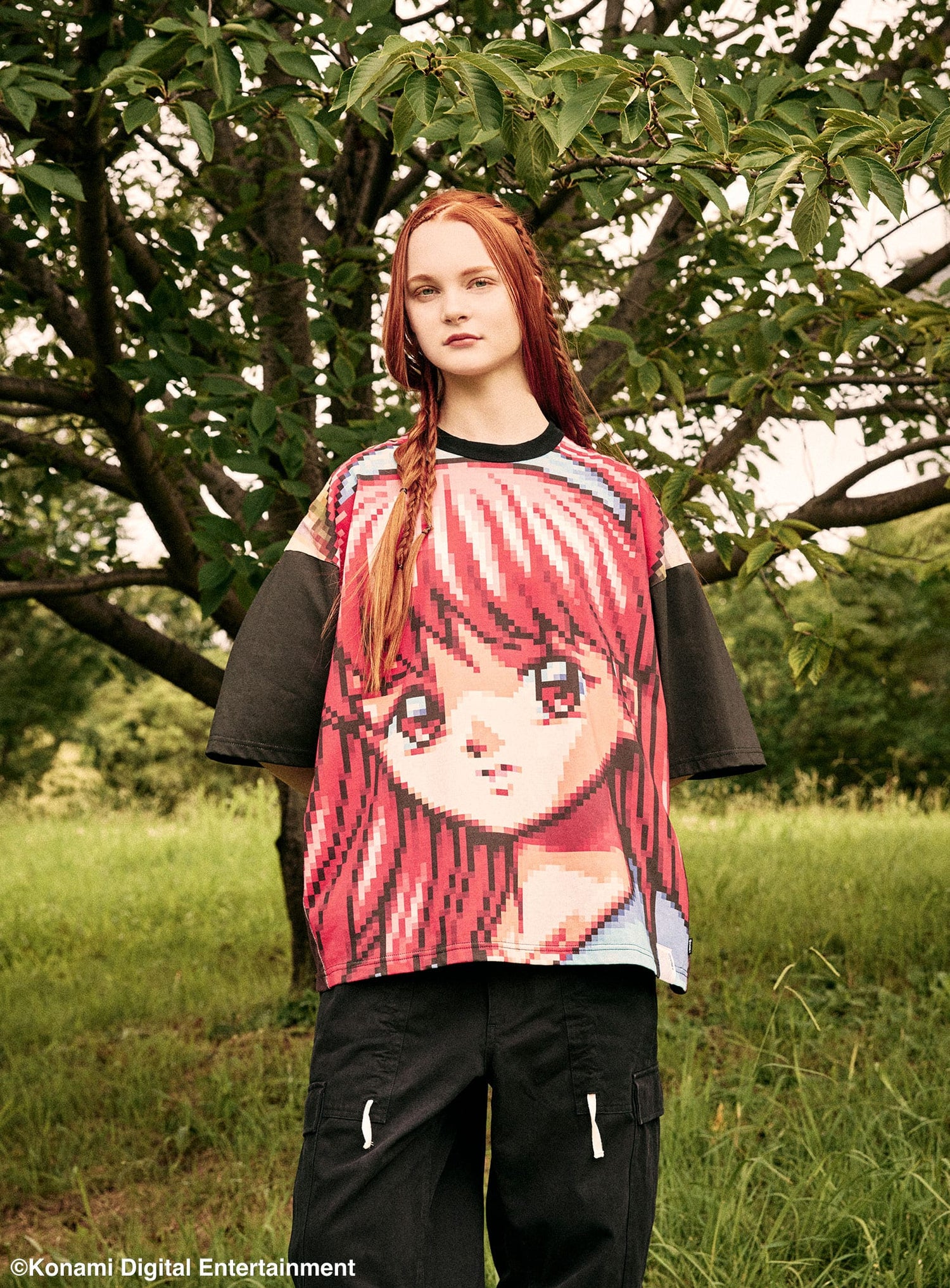 30th ANNIV ときめきメモリアル 藤崎詩織 ビッグTシャツ