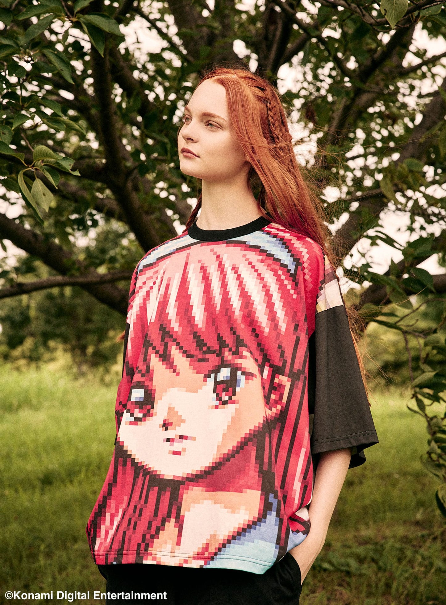 30th ANNIV ときめきメモリアル 藤崎詩織 ビッグTシャツ