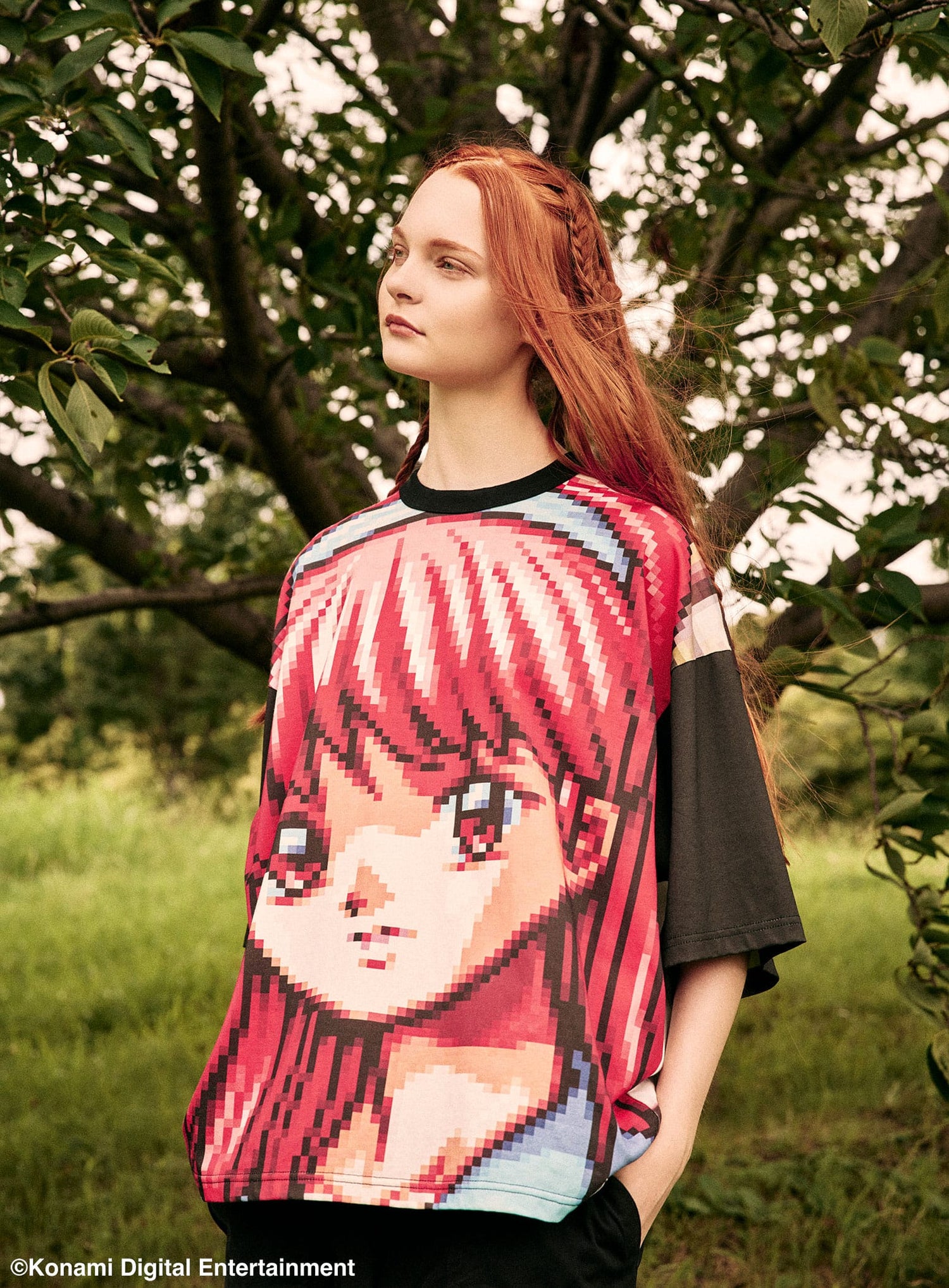 30th ANNIV ときめきメモリアル 藤崎詩織 ビッグTシャツ