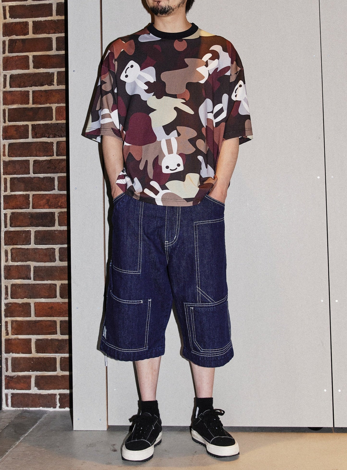 ビッグTシャツ CUNE 沼CAMO