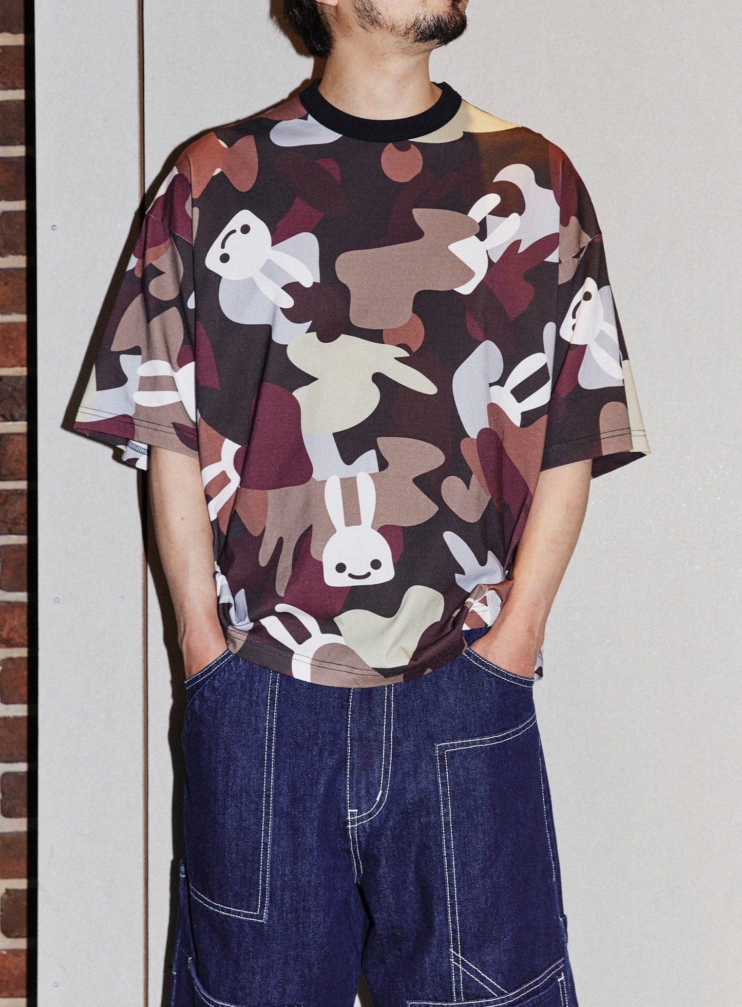 ビッグTシャツ CUNE 沼CAMO