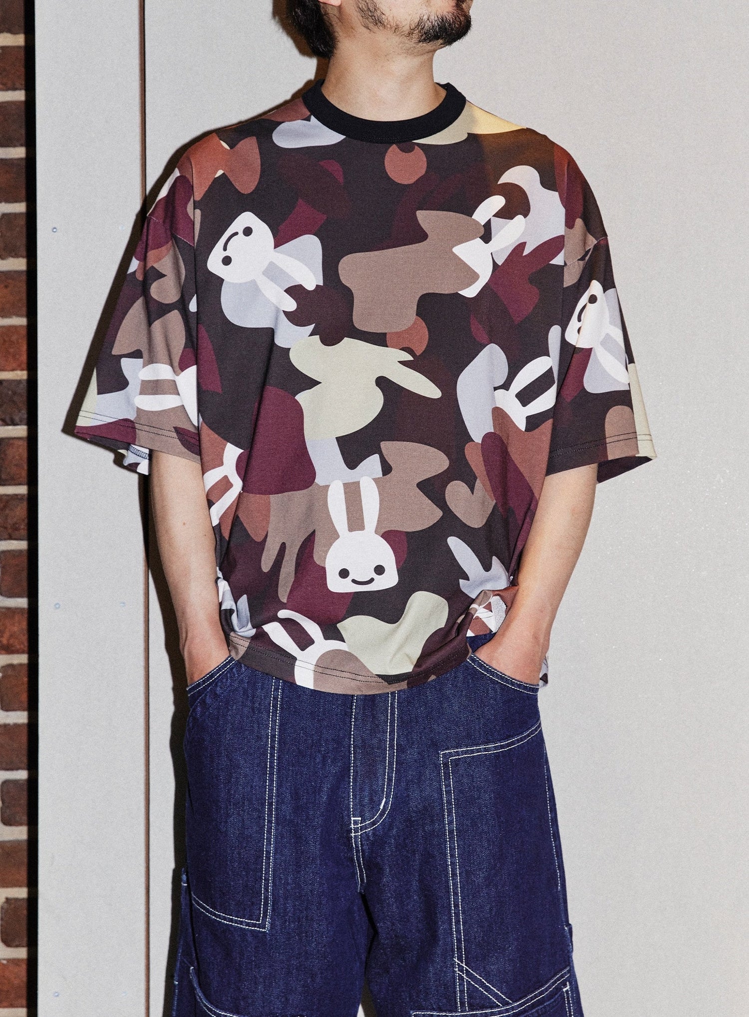 ビッグTシャツ CUNE 沼CAMO