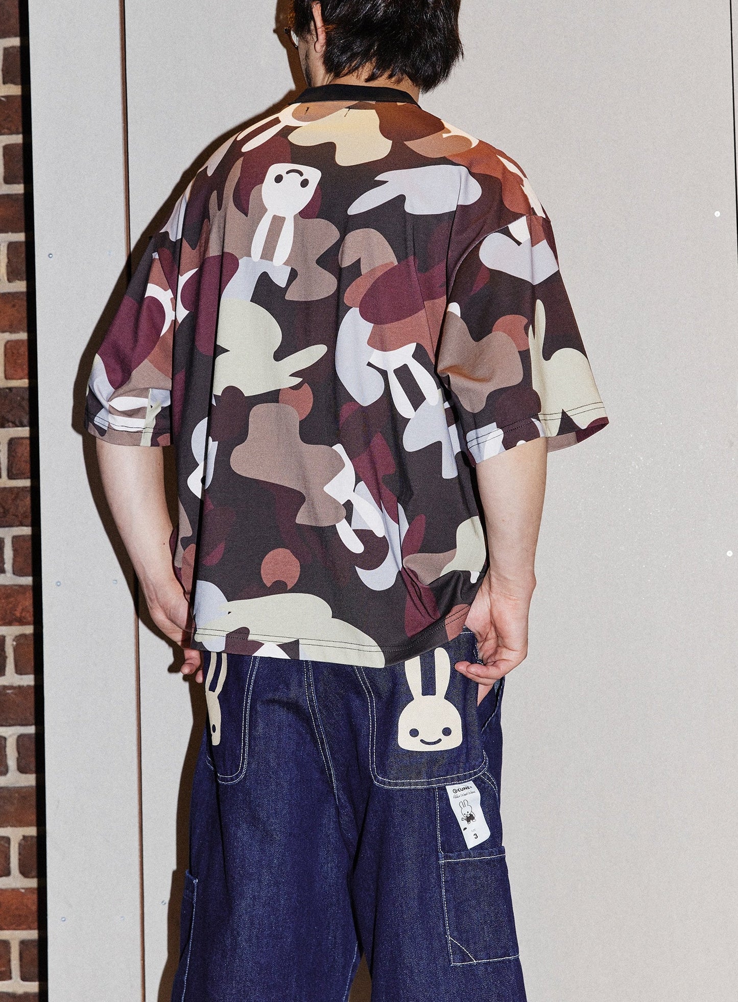 ビッグTシャツ CUNE 沼CAMO