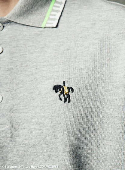 30th ANNIV ポロシャツ 刺繍の黒王号
