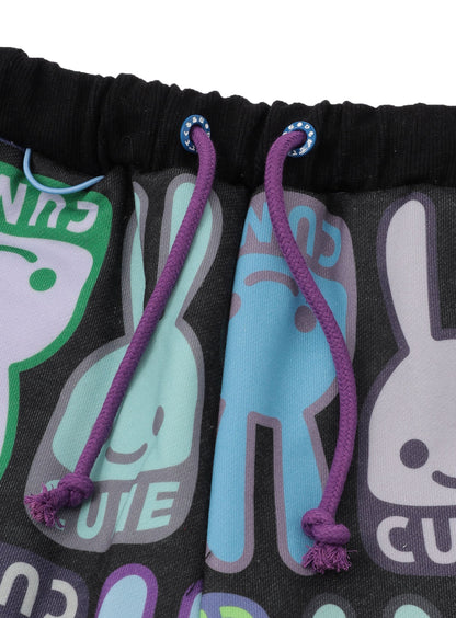 CUNEウサギ総柄ショーツ