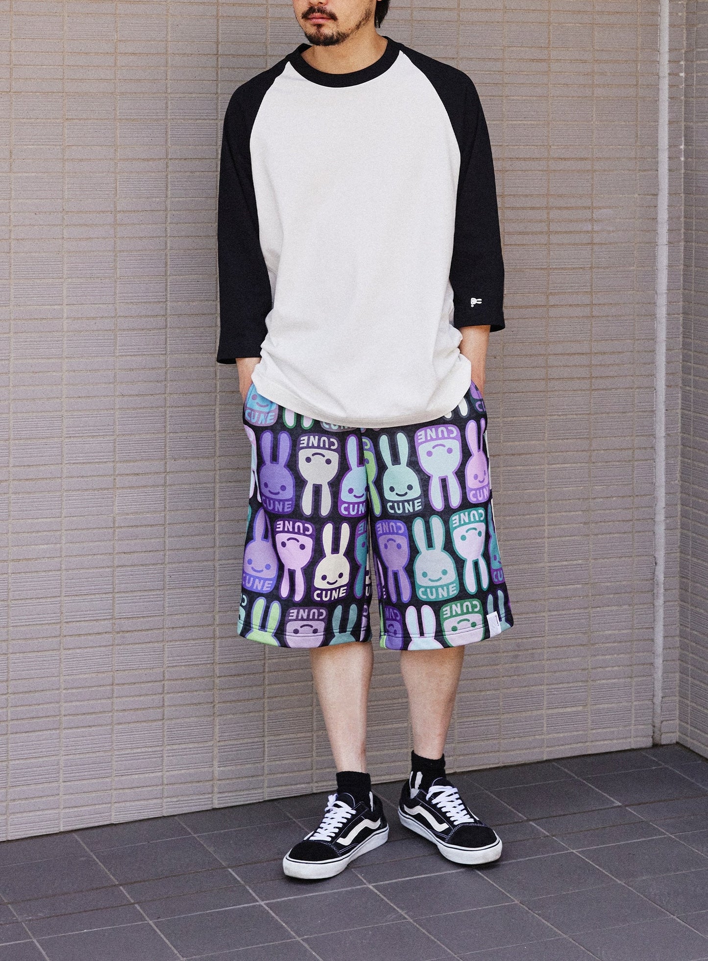 CUNEウサギ総柄ショーツ