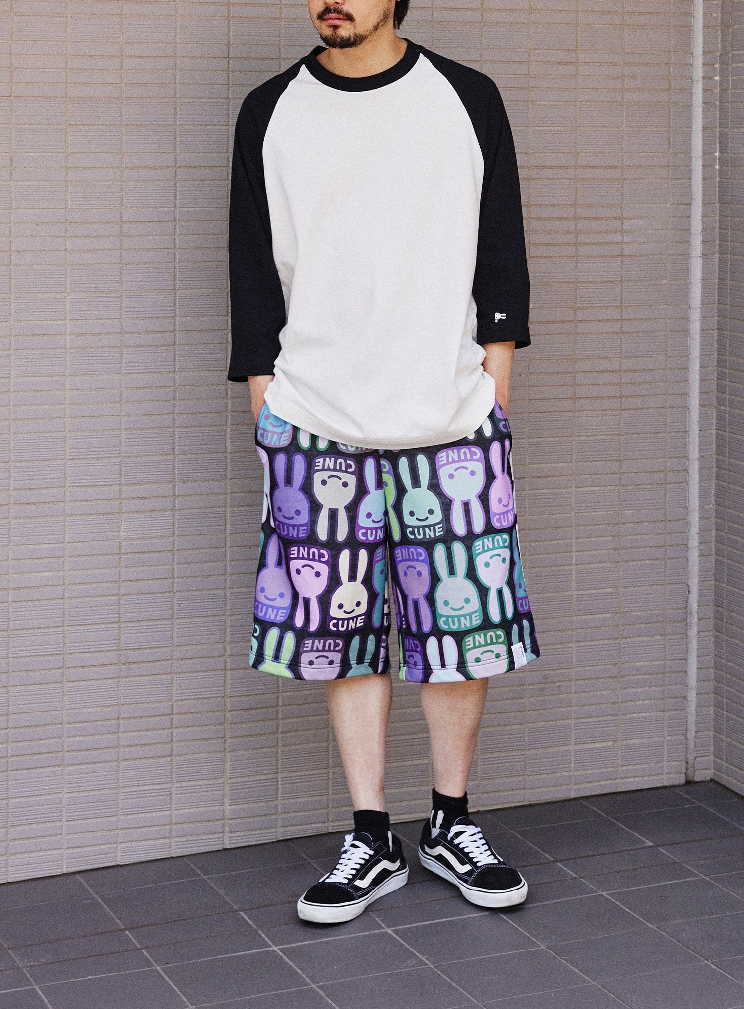CUNEウサギ総柄ショーツ