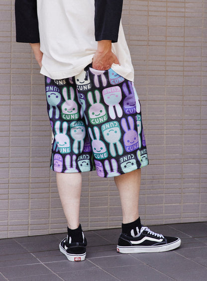 CUNEウサギ総柄ショーツ