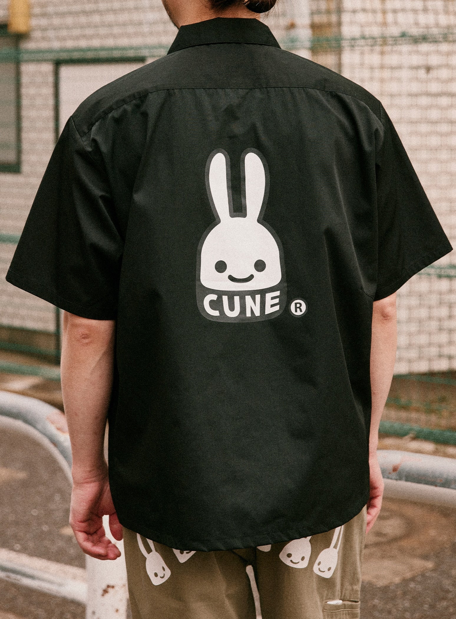 半袖ワークシャツ CUNEウサギ