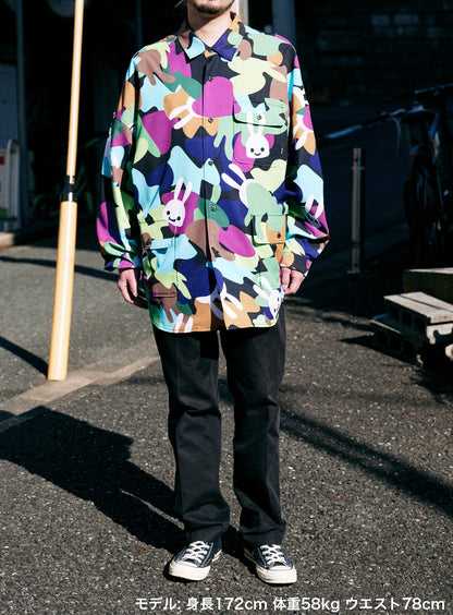 CUNE CAMO ビッグシャツジャケット