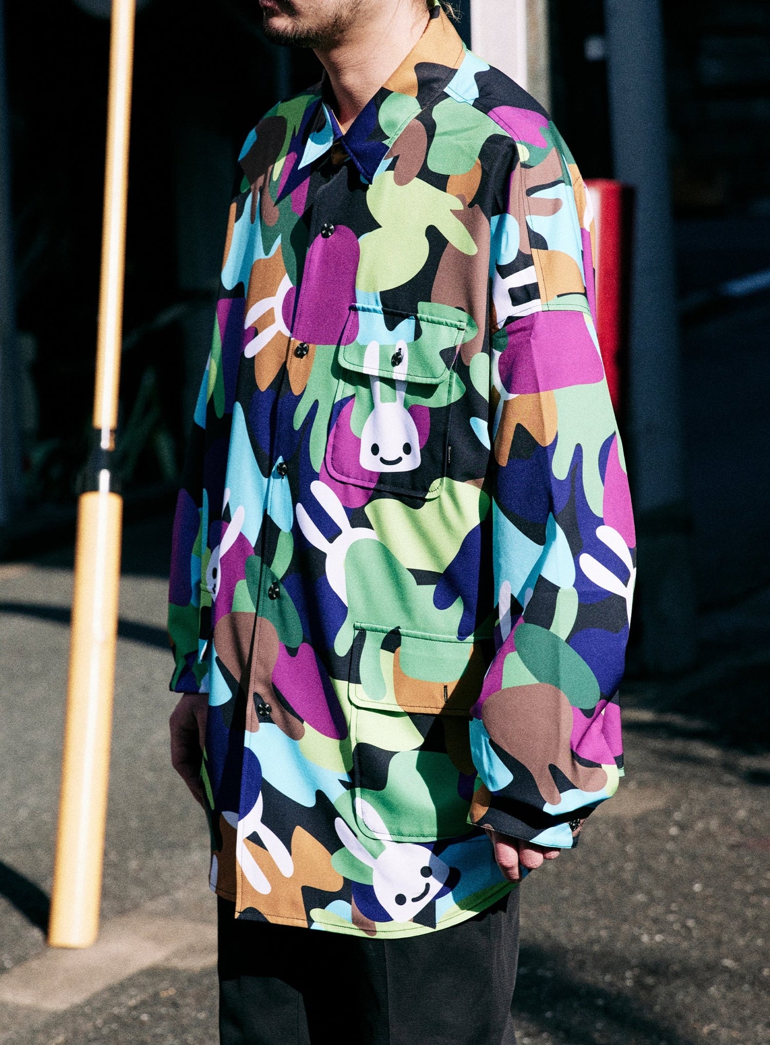 CUNE CAMO ビッグシャツジャケット