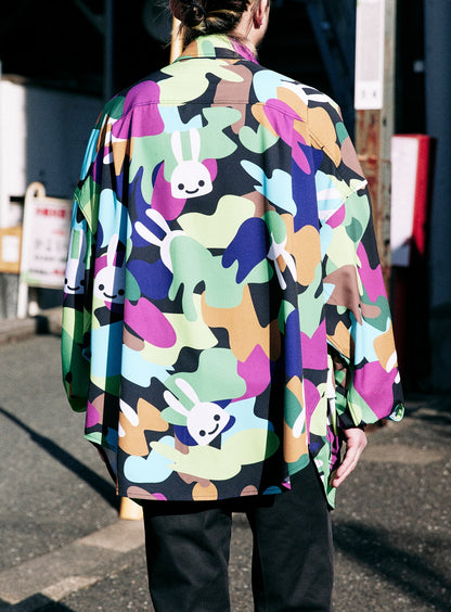CUNE CAMO ビッグシャツジャケット