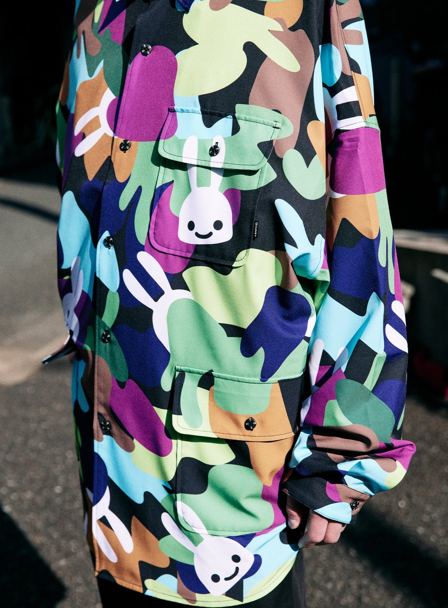 CUNE CAMO ビッグシャツジャケット