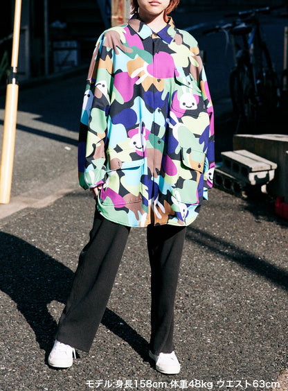 CUNE CAMO ビッグシャツジャケット