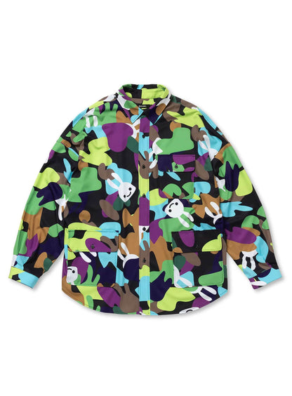 CUNE CAMO ビッグシャツジャケット