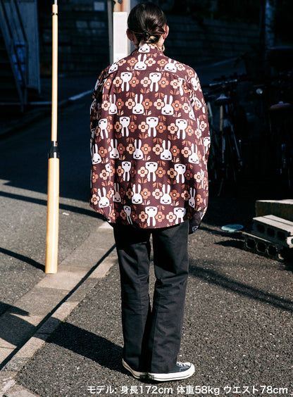 花グラム ビッグシャツジャケット