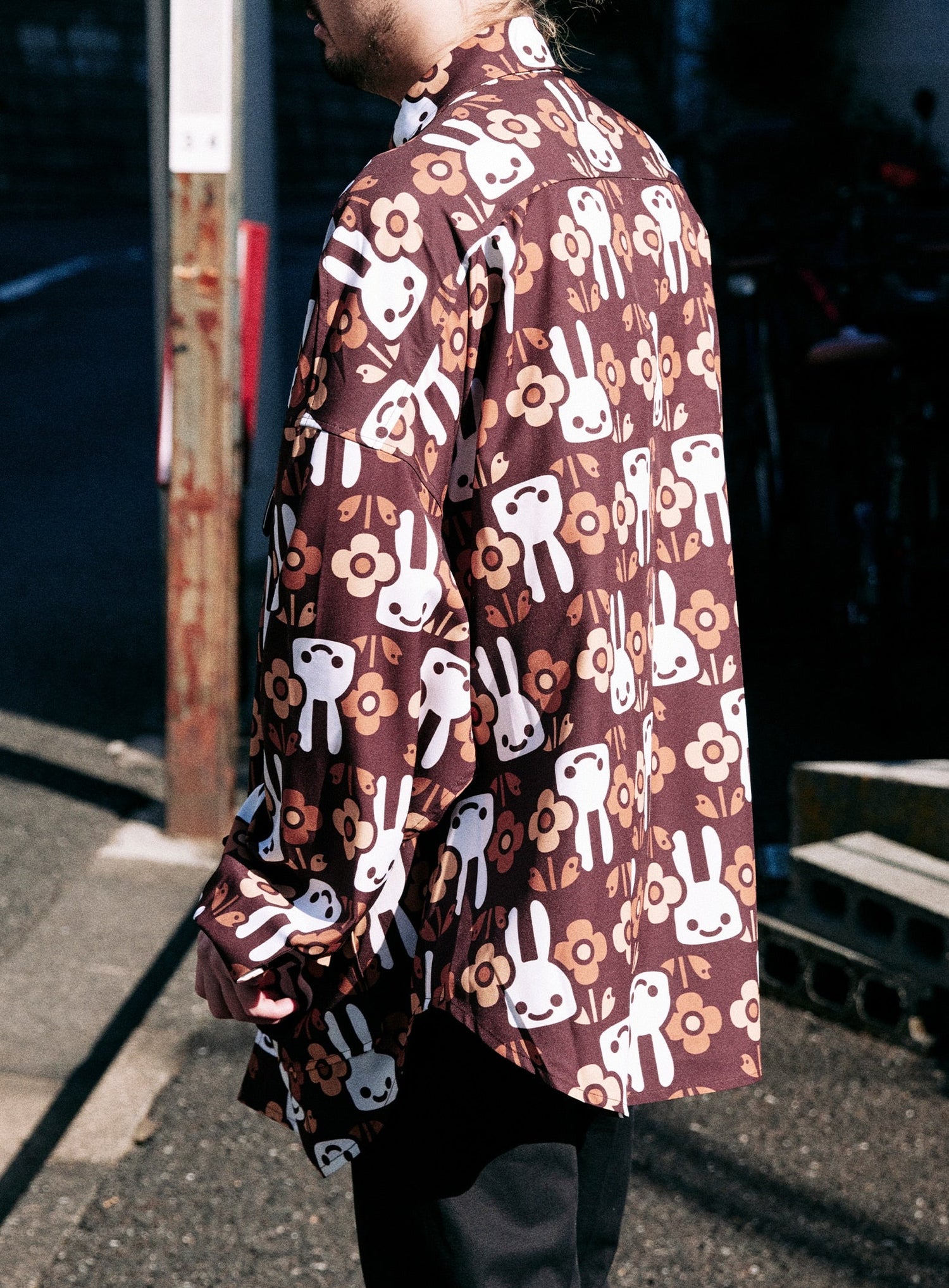 花グラム ビッグシャツジャケット