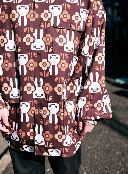 花グラム ビッグシャツジャケット